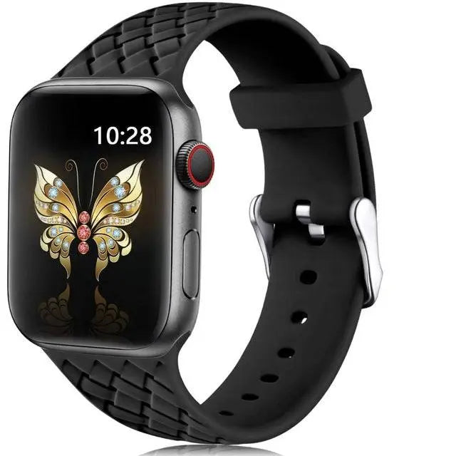 Apple Watch Series 5 Custom Woven Watch Band - Pinnacle Luxuries