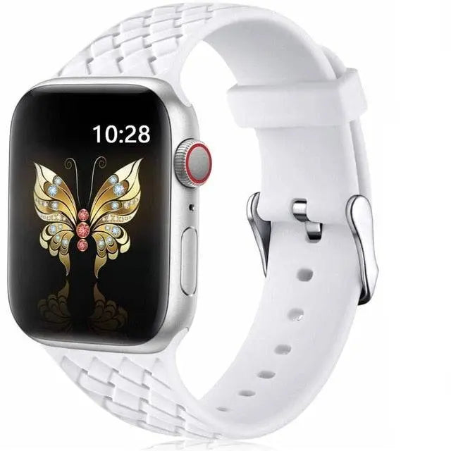 Apple Watch Series 5 Custom Woven Watch Band - Pinnacle Luxuries