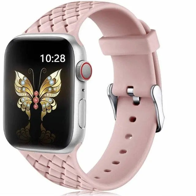Apple Watch Series 5 Custom Woven Watch Band - Pinnacle Luxuries