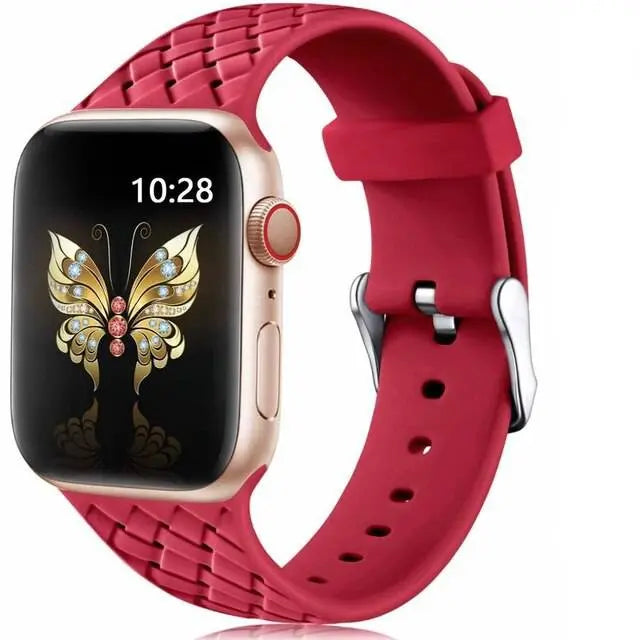 Apple Watch Series 5 Custom Woven Watch Band - Pinnacle Luxuries
