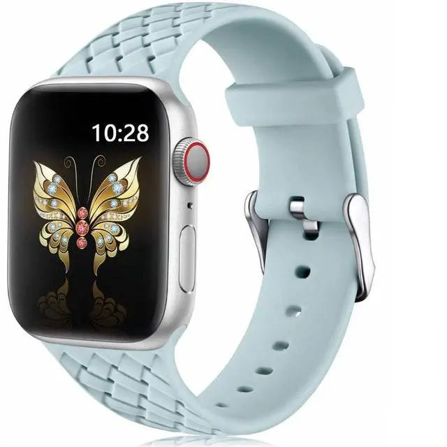 Apple Watch Series 5 Custom Woven Watch Band - Pinnacle Luxuries
