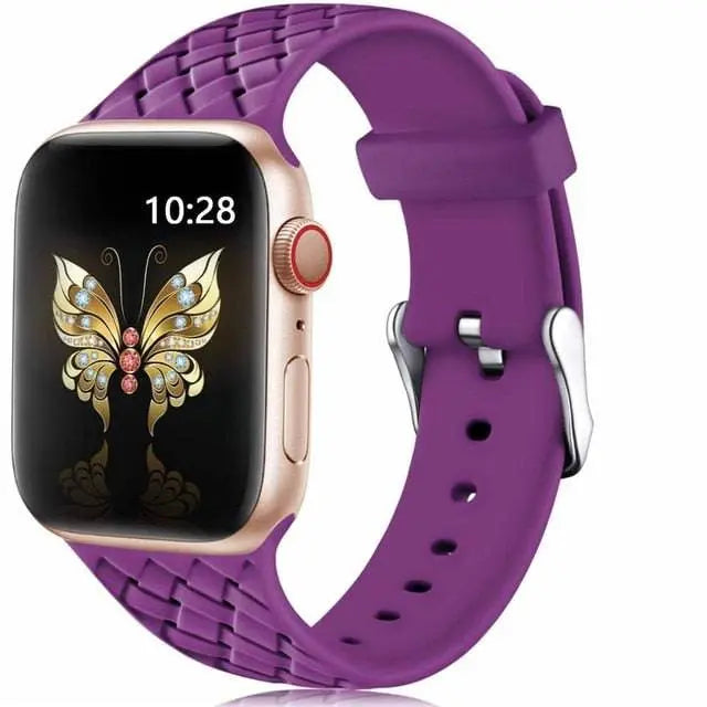 Apple Watch Series 5 Custom Woven Watch Band - Pinnacle Luxuries