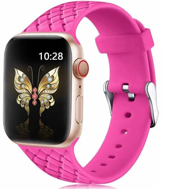 Apple Watch Series 5 Custom Woven Watch Band - Pinnacle Luxuries