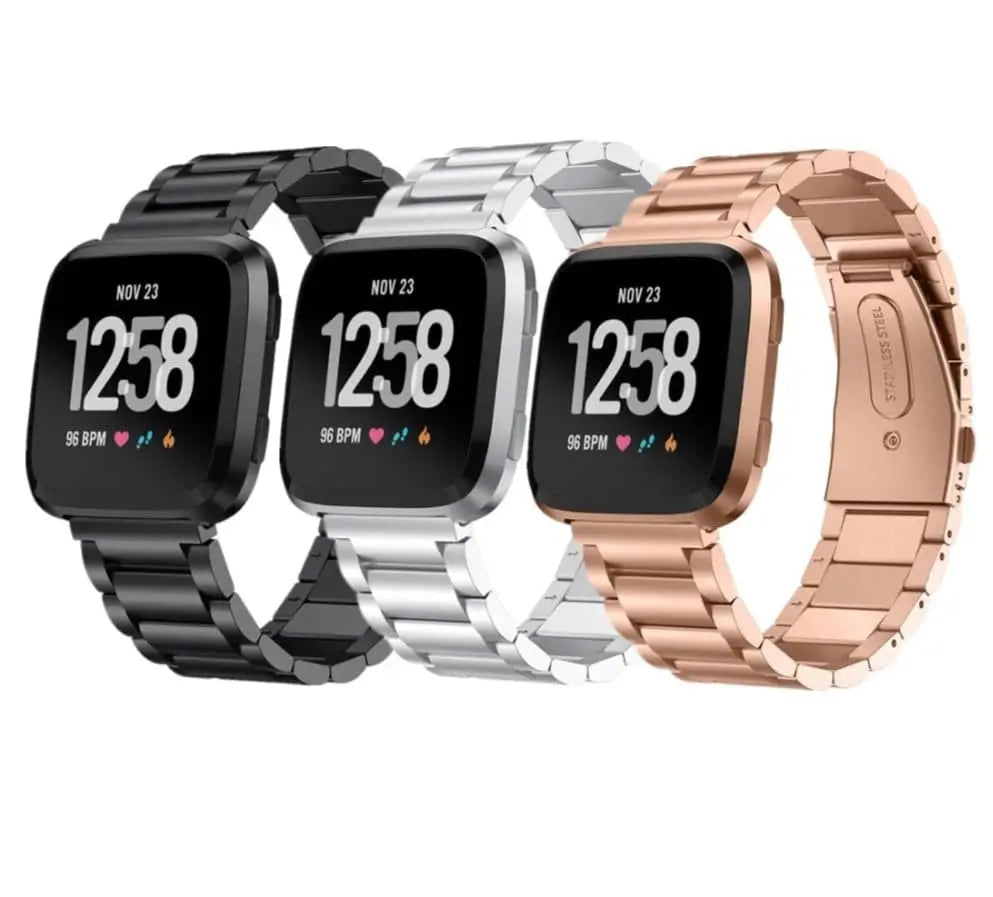 Fitbit Versa 2 Stainless Steel Elite Band - Pinnacle Luxuries