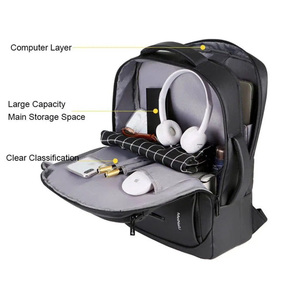 Premium Slim Laptop Backpack Travel Bag - Pinnacle Luxuries
