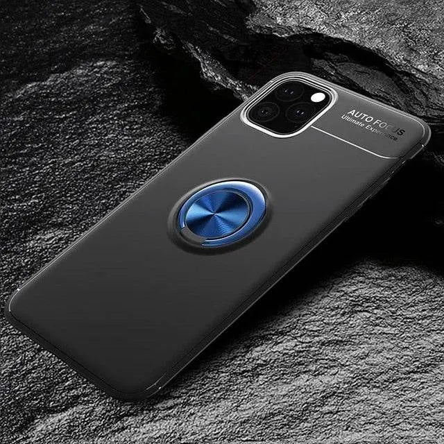 Magnetic Ring Anti-Shock Phone Case For iPhone 11 - Pinnacle Luxuries