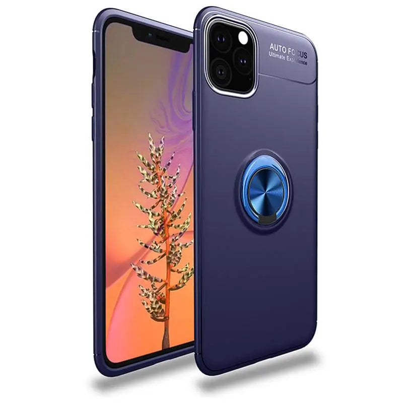 Magnetic Ring Anti-Shock Phone Case For iPhone 11 - Pinnacle Luxuries