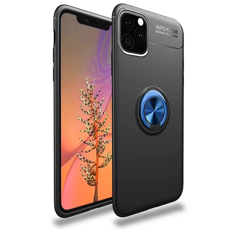 Magnetic Ring Anti-Shock Phone Case For iPhone 11 - Pinnacle Luxuries