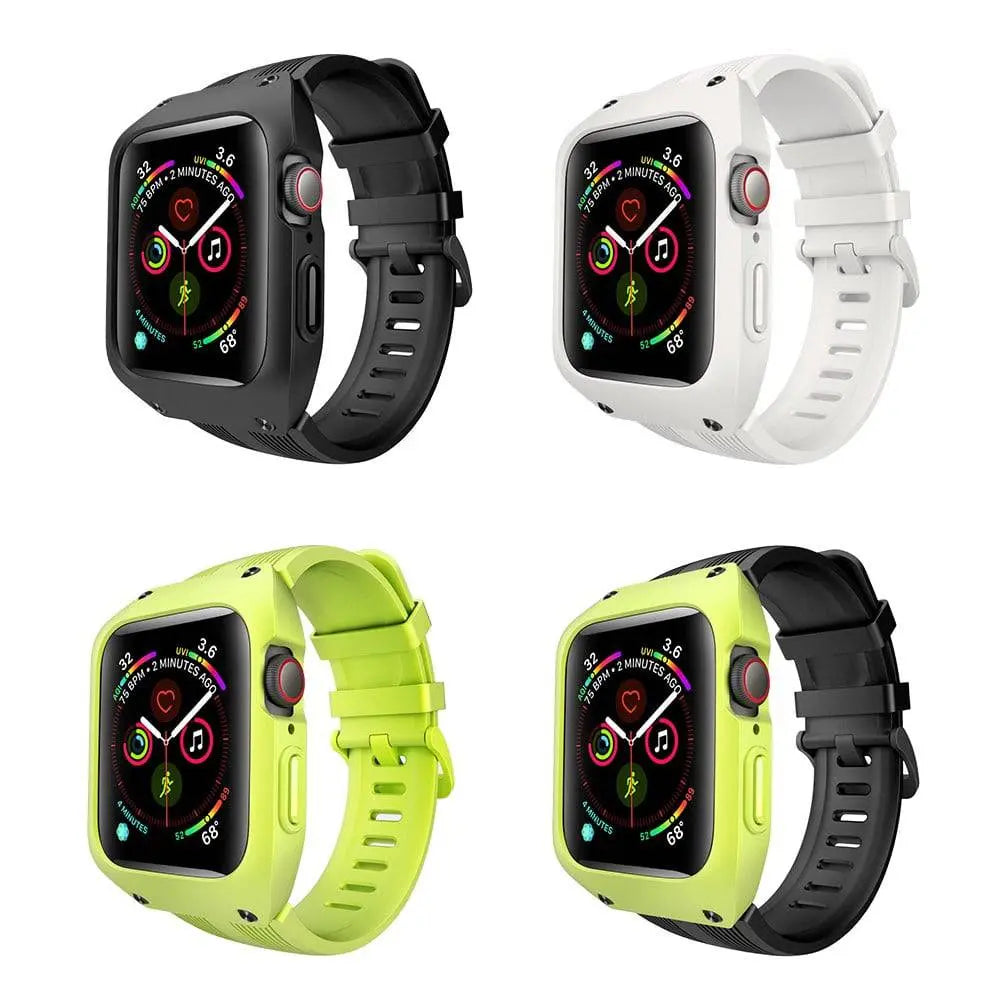 Apple Watch SE Series 6 Fortified Military Grade Case & Band - Pinnacle Luxuries