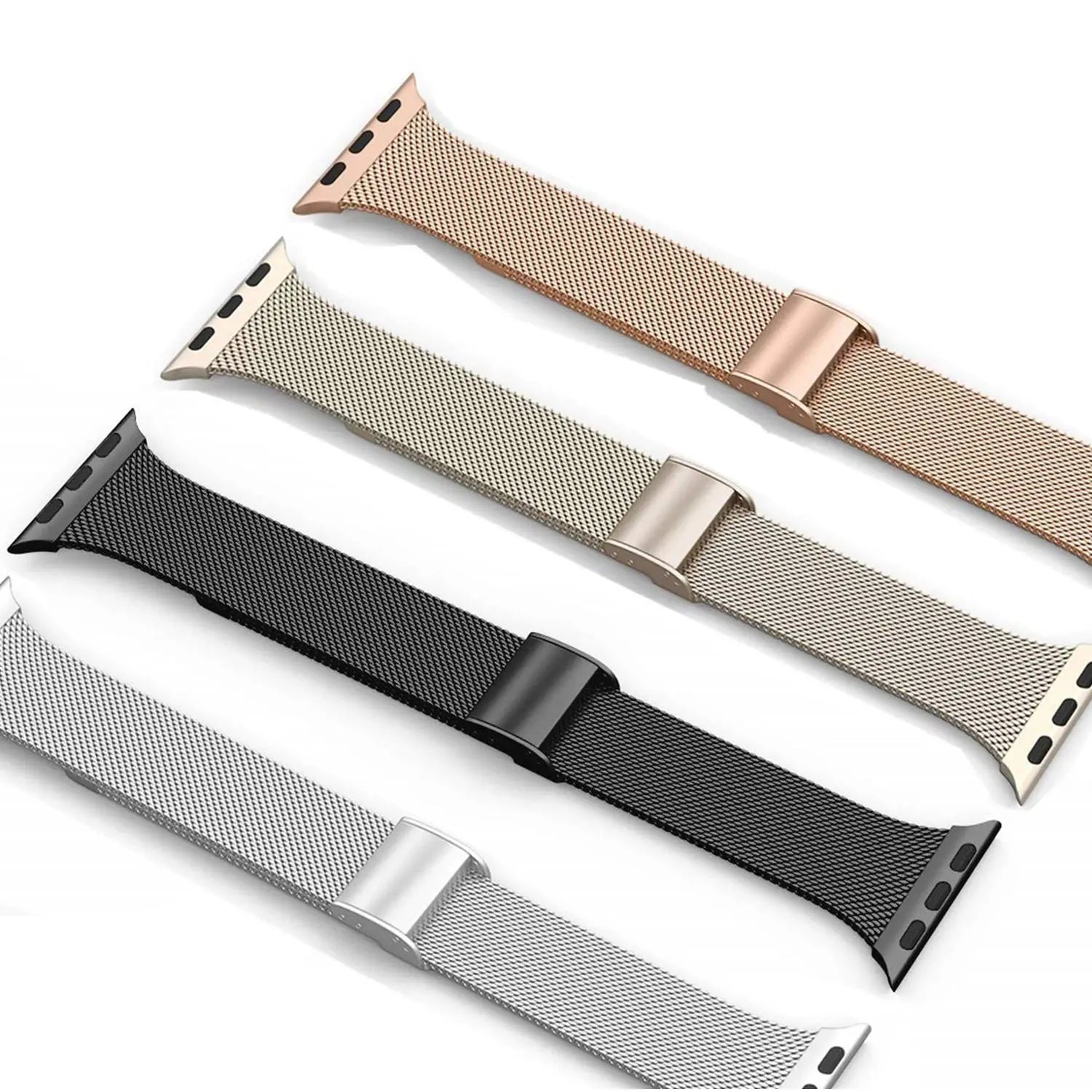 Premium Thin Stainless Steel Mesh Band For Apple Watch SE Series 6 Band - Pinnacle Luxuries