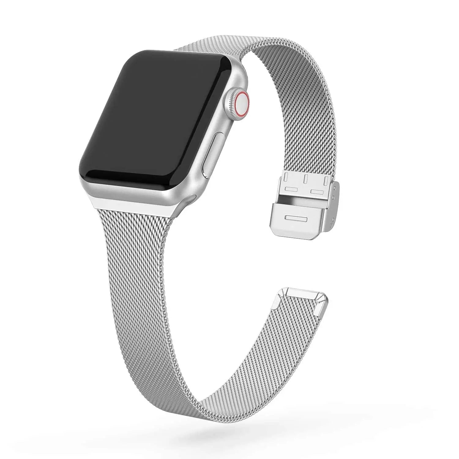 Premium Thin Stainless Steel Mesh Band For Apple Watch SE Series 6 Band - Pinnacle Luxuries