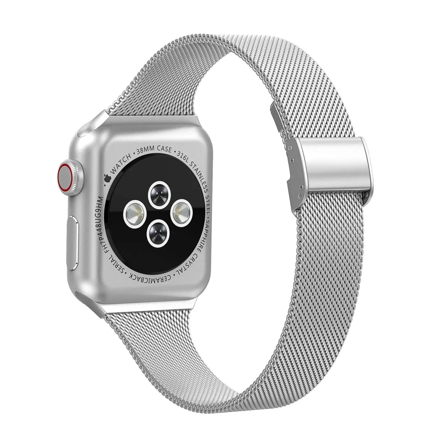 Premium Thin Stainless Steel Mesh Band For Apple Watch SE Series 6 Band - Pinnacle Luxuries
