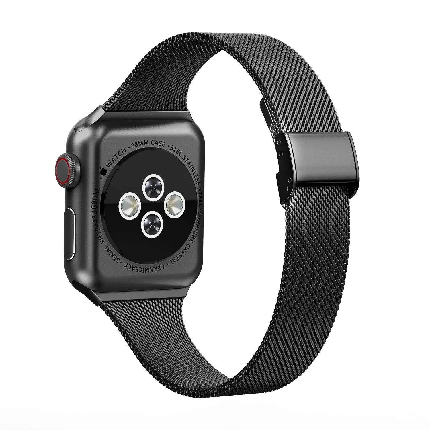 Premium Thin Stainless Steel Mesh Band For Apple Watch SE Series 6 Band - Pinnacle Luxuries