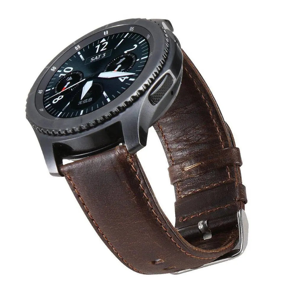 Samsung Gear 3 Watch Genuine Leather Vintage Band - Pinnacle Luxuries