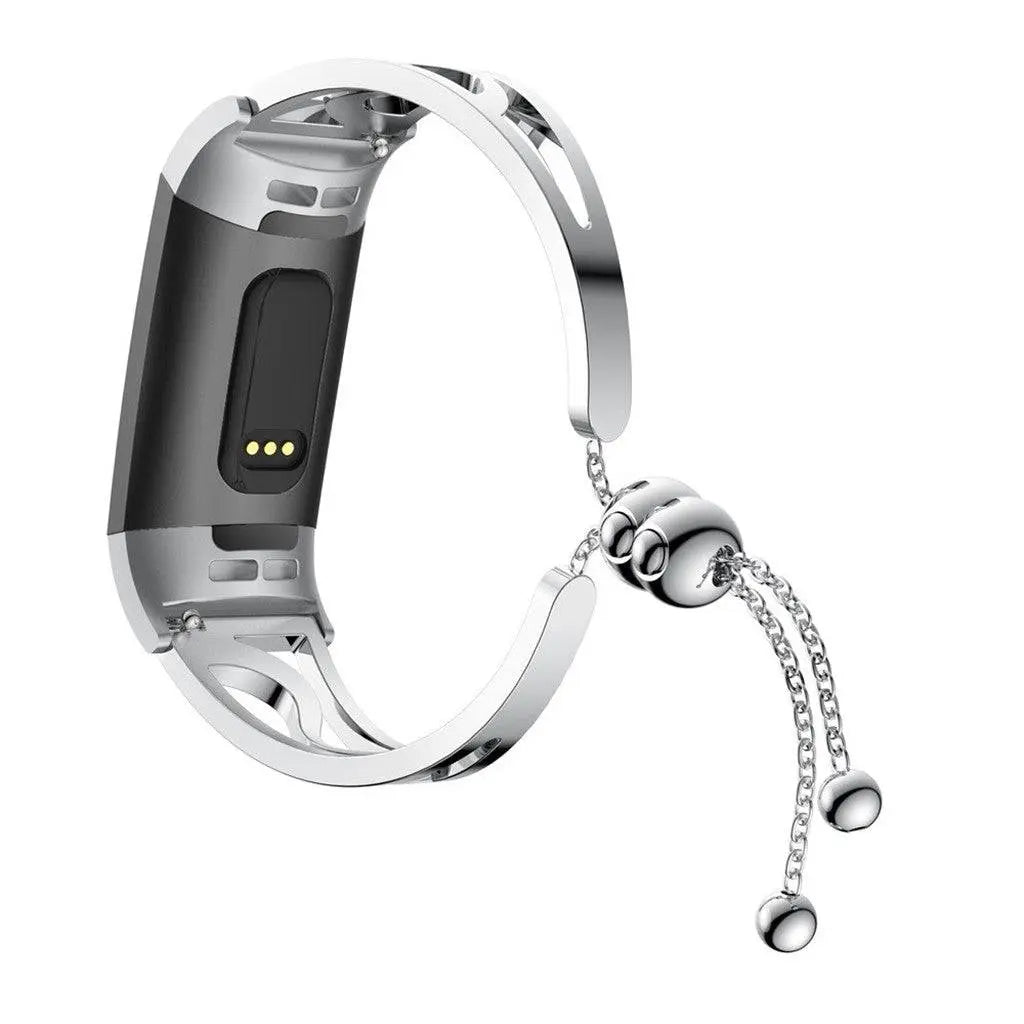 Fitbit Charge 3 & 4 Womens Premium Stainless Steel Band - Pinnacle Luxuries
