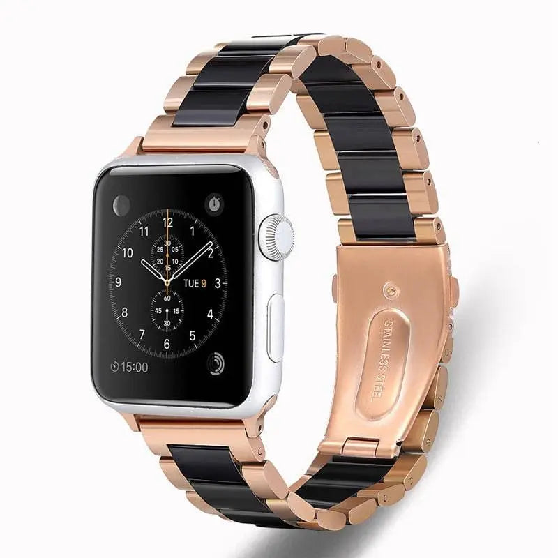 Custom Premium Grade Stainless Steel Apple Watch Band - Pinnacle Luxuries