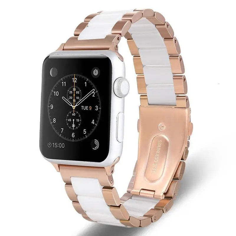 Custom Premium Grade Stainless Steel Apple Watch Band - Pinnacle Luxuries