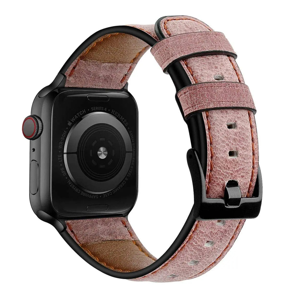American Spartan Genuine Leather Apple Watch Band And Steel Case - Pinnacle Luxuries