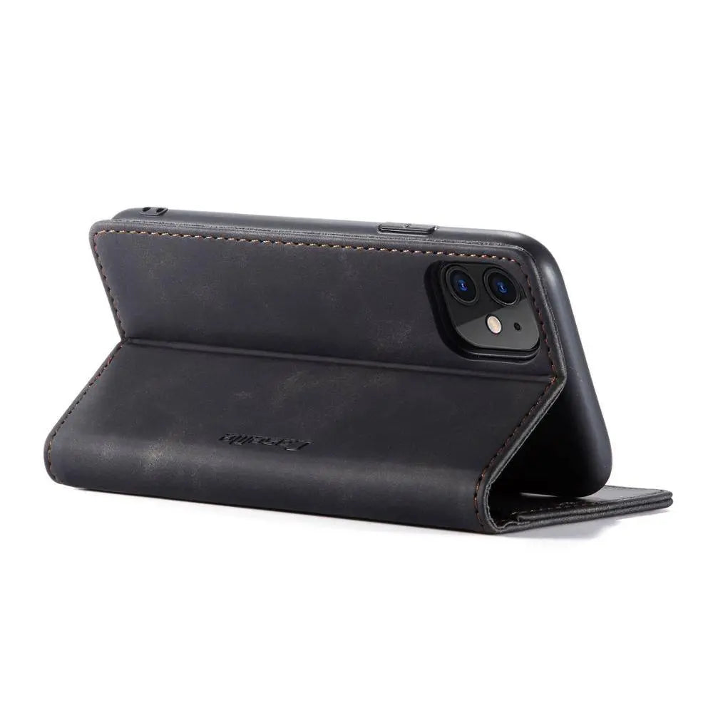 Leather Premium Wallet Phone Case For Apple iPhone 11/11 Pro/11 Pro Max - Pinnacle Luxuries