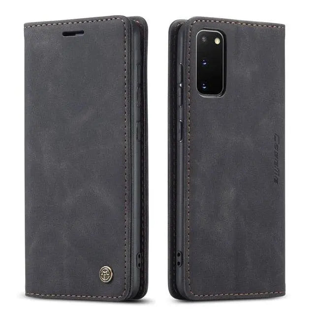 Leather Premium Wallet Phone Case For Samsung Galaxy Phone S20 S20 Plus S20 Ultra S10 S10 Plus - Pinnacle Luxuries