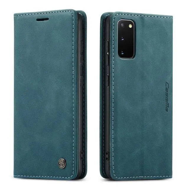 Leather Premium Wallet Phone Case For Samsung Galaxy Phone S20 S20 Plus S20 Ultra S10 S10 Plus - Pinnacle Luxuries