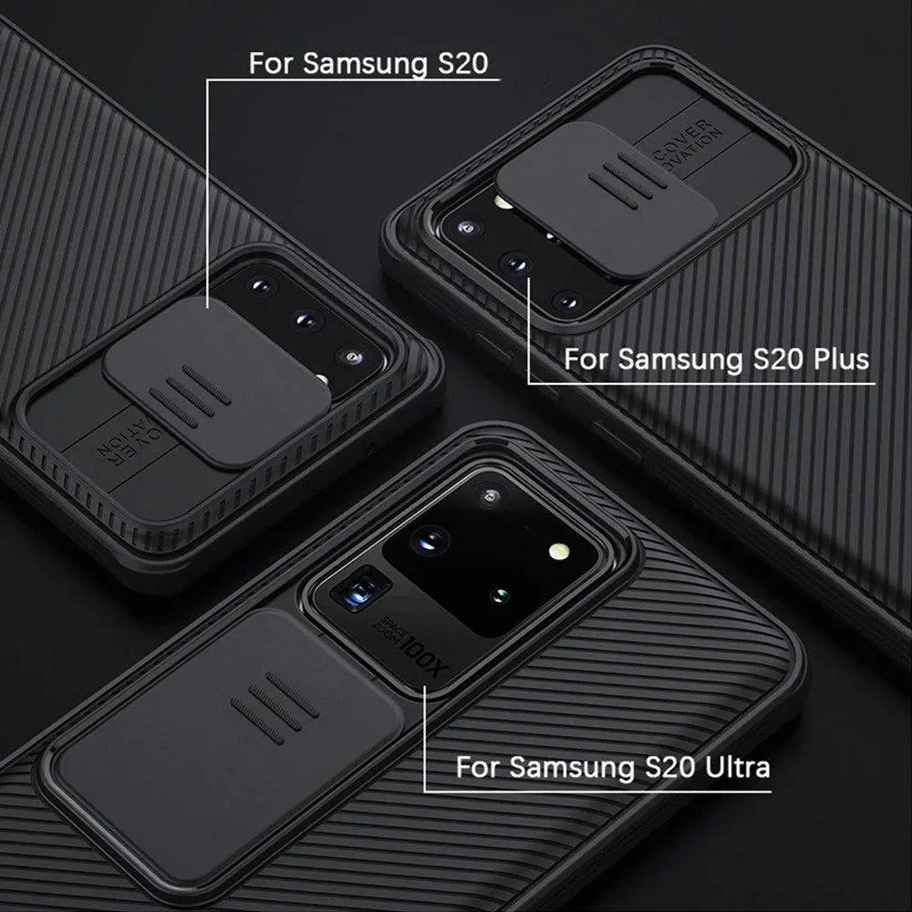 Samsung Galaxy Phone S20 S20+ Plus Ultra Camera Lens Protective Carbon Fiber Cover Case - Pinnacle Luxuries