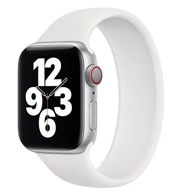 Apple Watch SE Series 1/2/3/4/5/6 Elastic Stretch No Buckle Silicone Loop Band - Pinnacle Luxuries