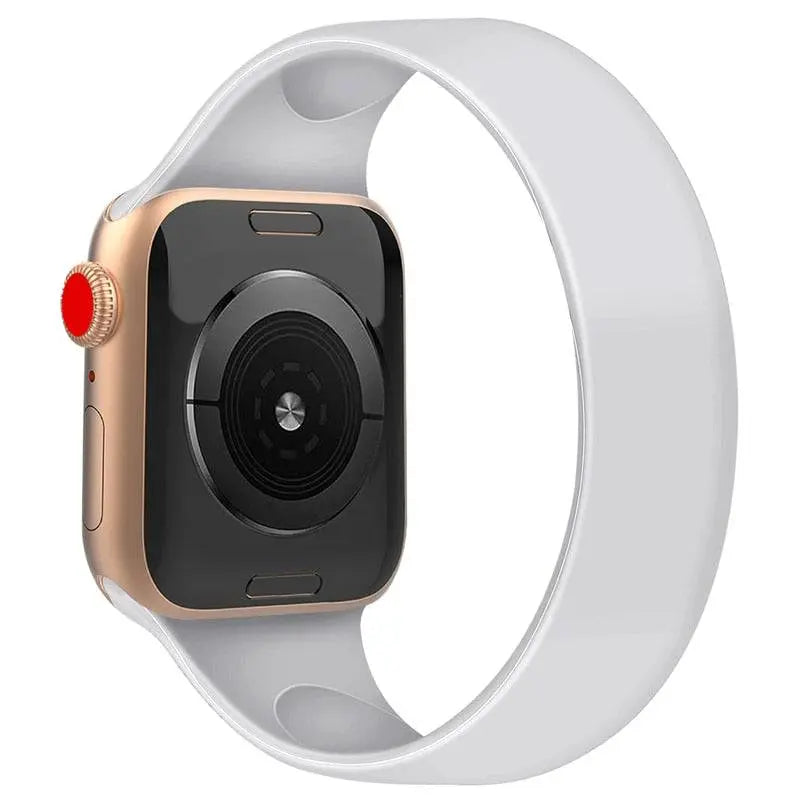 Apple Watch SE Series 1/2/3/4/5/6 Elastic Stretch No Buckle Silicone Loop Band - Pinnacle Luxuries