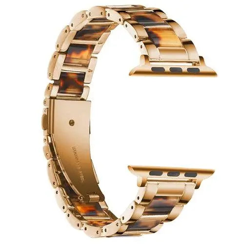 Custom Luxury Stainless Steel Resin Apple Watch Band - Pinnacle Luxuries