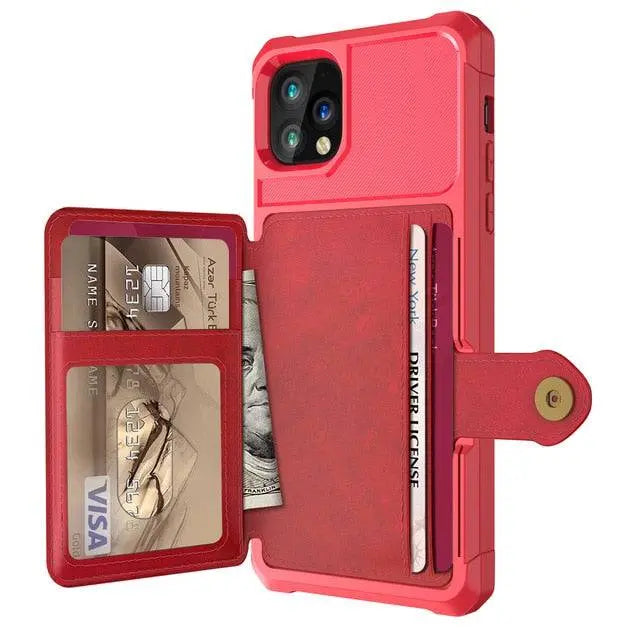 Premiere Leather Wallet Case For Apple iPhone 12/12 Mini/12 Pro/12 Pro Max - Pinnacle Luxuries