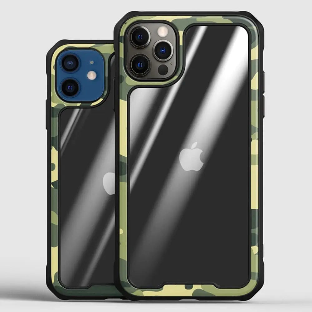 Military Camouflage Protective Case For iPhone 12 Pro Max Mini - Pinnacle Luxuries