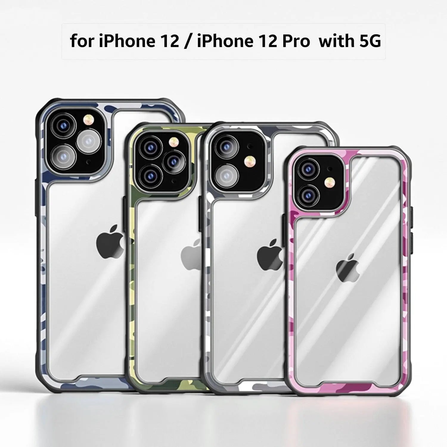 Military Camouflage Protective Case For iPhone 12 Pro Max Mini - Pinnacle Luxuries