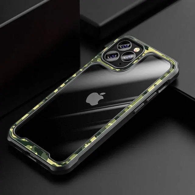 Military Camouflage Protective Case For iPhone 12 Pro Max Mini - Pinnacle Luxuries