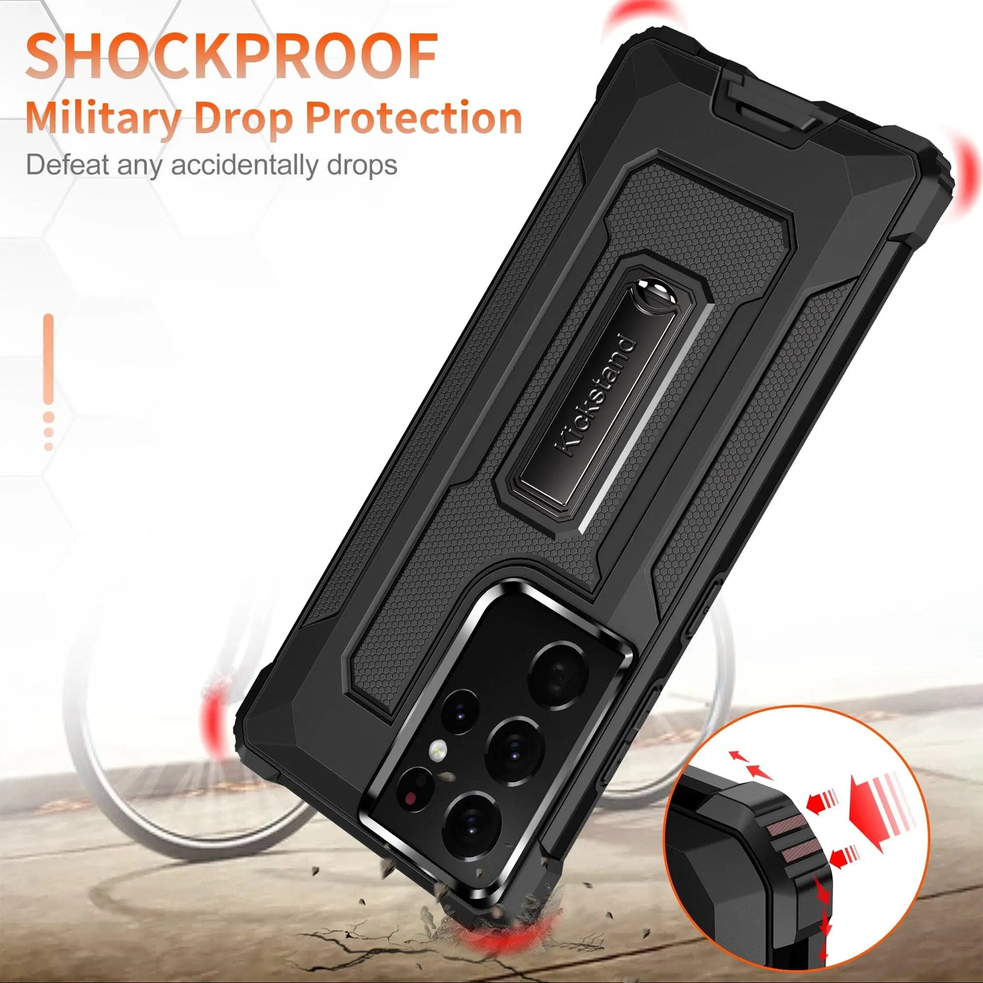 Epic Military Grade Kickstand Case For Samsung Galaxy - Pinnacle Luxuries