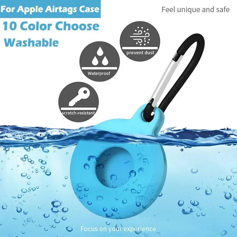 Pristine Protective Keychain Case For Apple AirTag Location Tracker - Pinnacle Luxuries