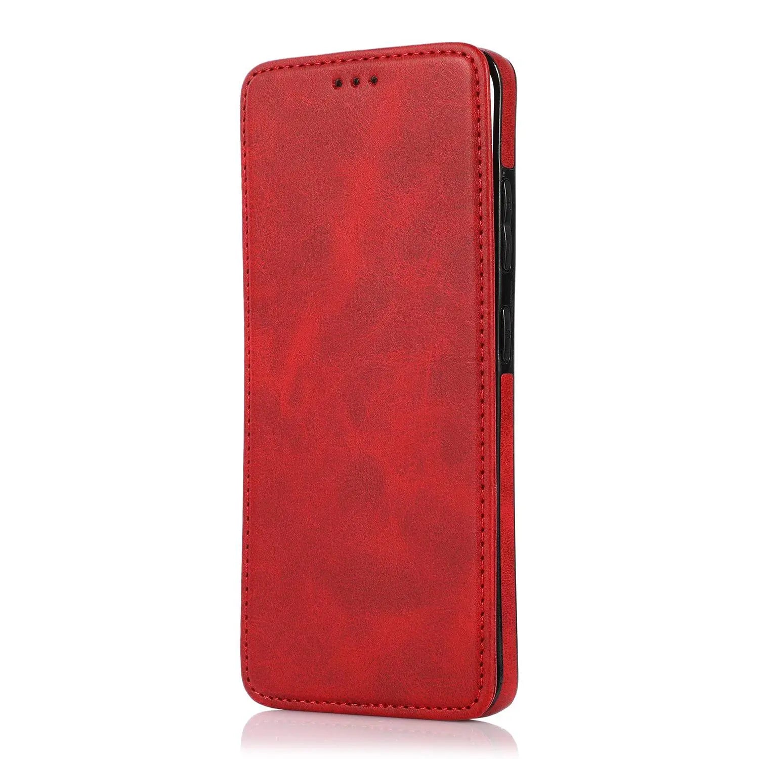 Premium Leather Flip Case For Samsung Galaxy S21 S20 Ultra Plus Note Note 20 Ultra - Pinnacle Luxuries