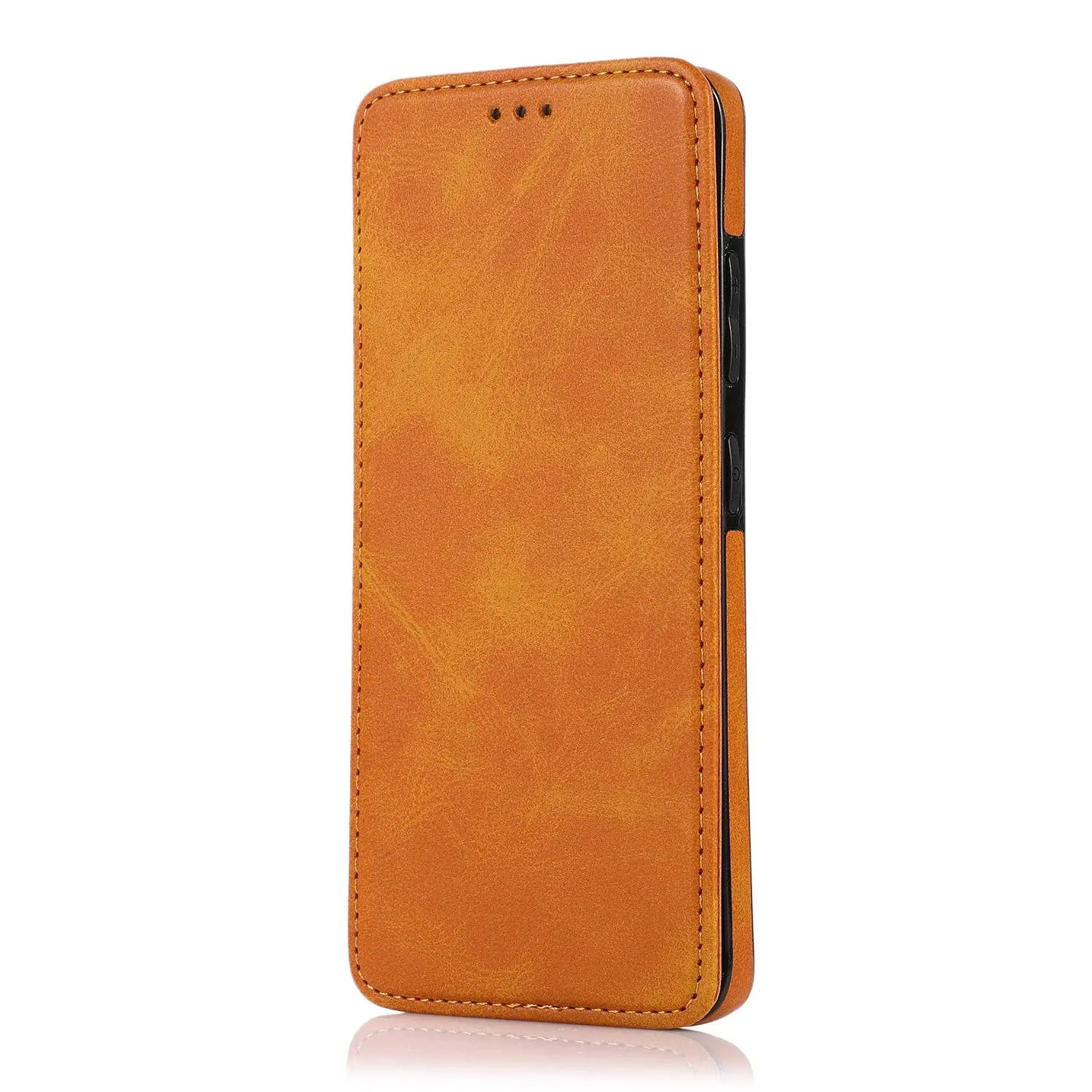 Premium Leather Flip Case For Samsung Galaxy S21 S20 Ultra Plus Note Note 20 Ultra - Pinnacle Luxuries