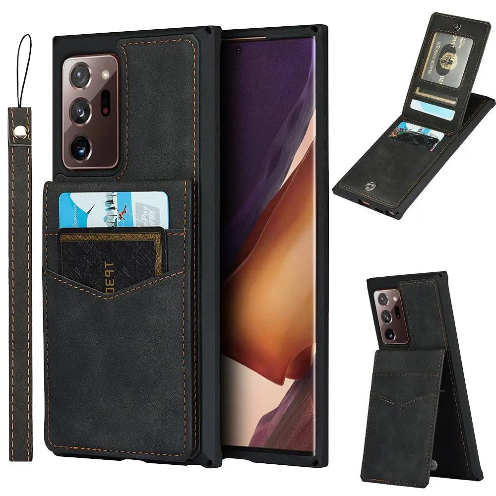 Pristine Leather Flip Case For Samsung Galaxy Phone - Pinnacle Luxuries