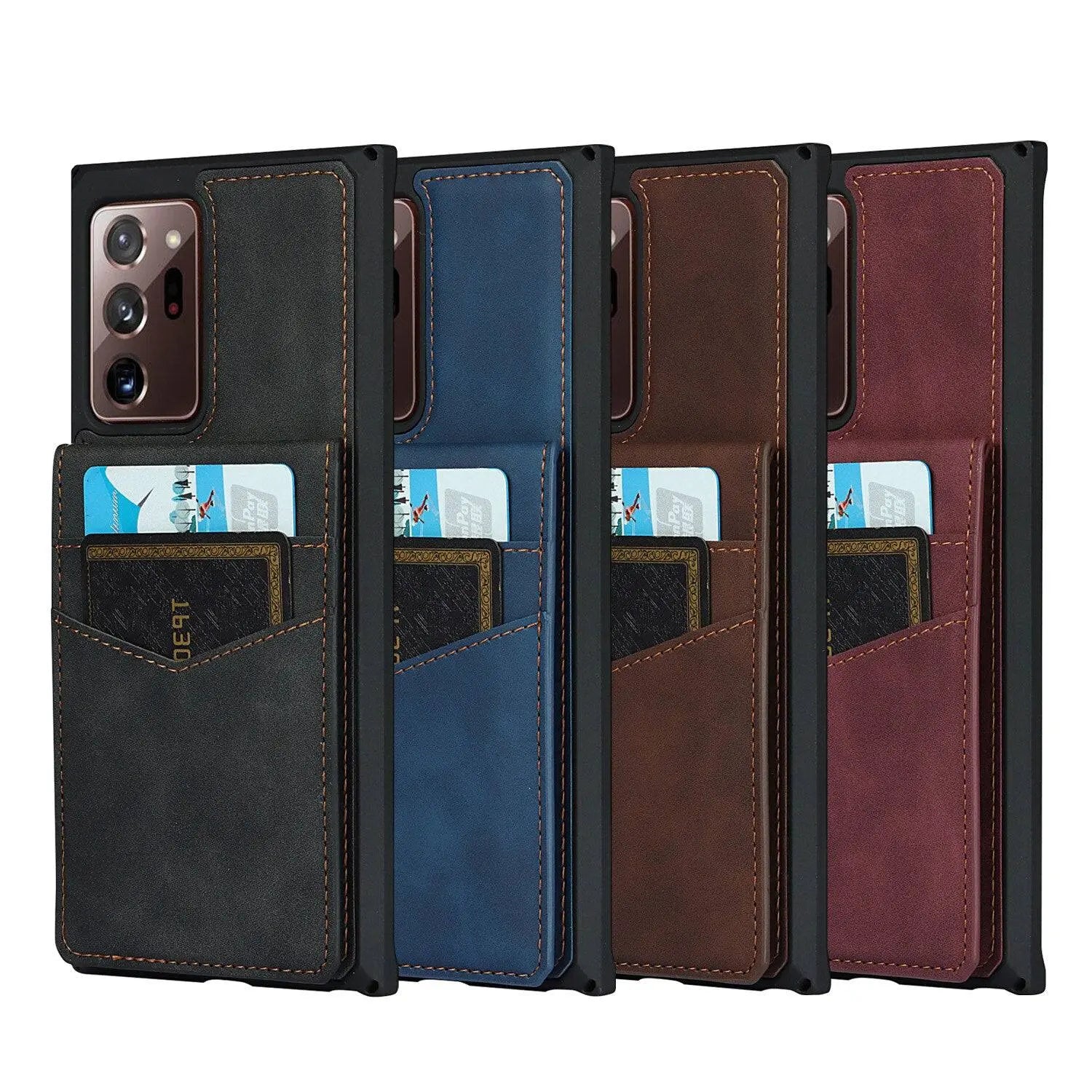Pristine Leather Flip Case For Samsung Galaxy Phone - Pinnacle Luxuries