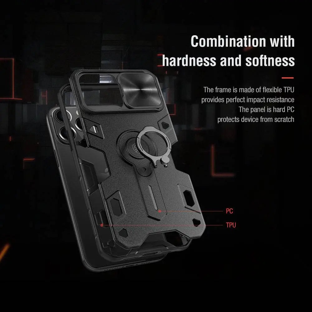 Ultimate Ring Stand Lens Protection Case For iPhone 13 / 13 Pro / 13 Pro Max / 13 Mini - Pinnacle Luxuries