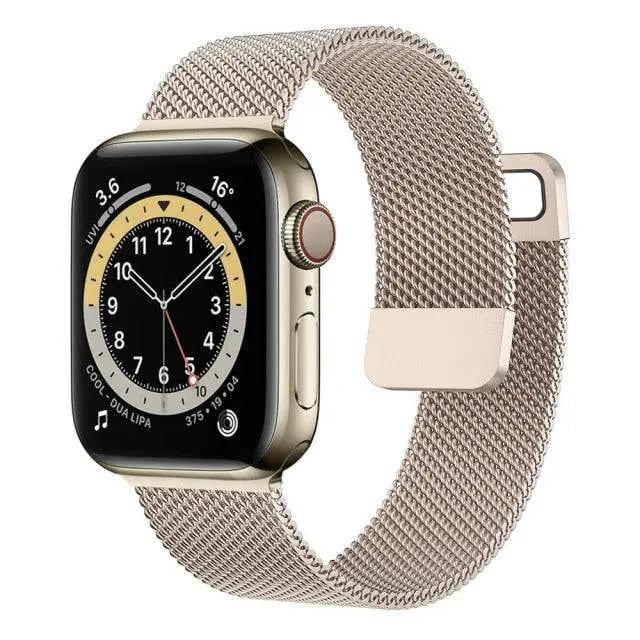 Premium Steel Mesh Loop Band For Apple Watch Series 7 - Pinnacle Luxuries