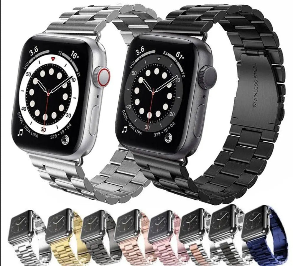 Steel Military Armor Band For Apple Watch Series 7 41mm 45mm - Pinnacle Luxuries