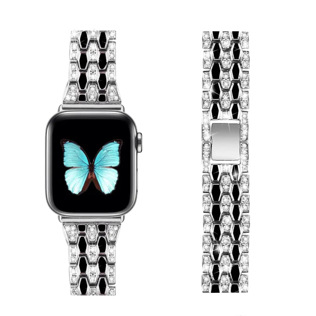 Diva Crystal Band For Apple Watch Series 7 - Pinnacle Luxuries