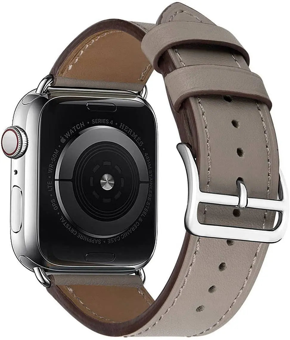Vintage Genuine Leather Band For Apple Watch Series 7 41mm 45mm - Pinnacle Luxuries