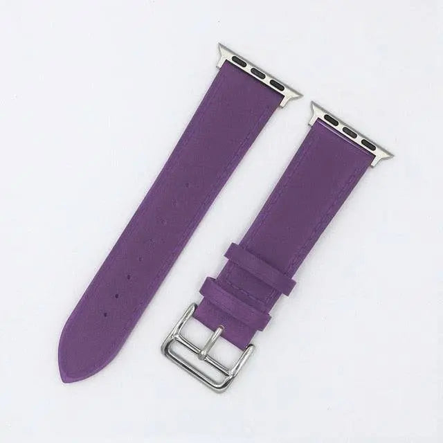 Vintage Genuine Leather Band For Apple Watch Series 7 41mm 45mm - Pinnacle Luxuries