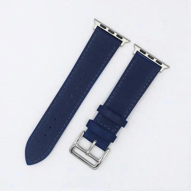 Vintage Genuine Leather Band For Apple Watch Series 7 41mm 45mm - Pinnacle Luxuries