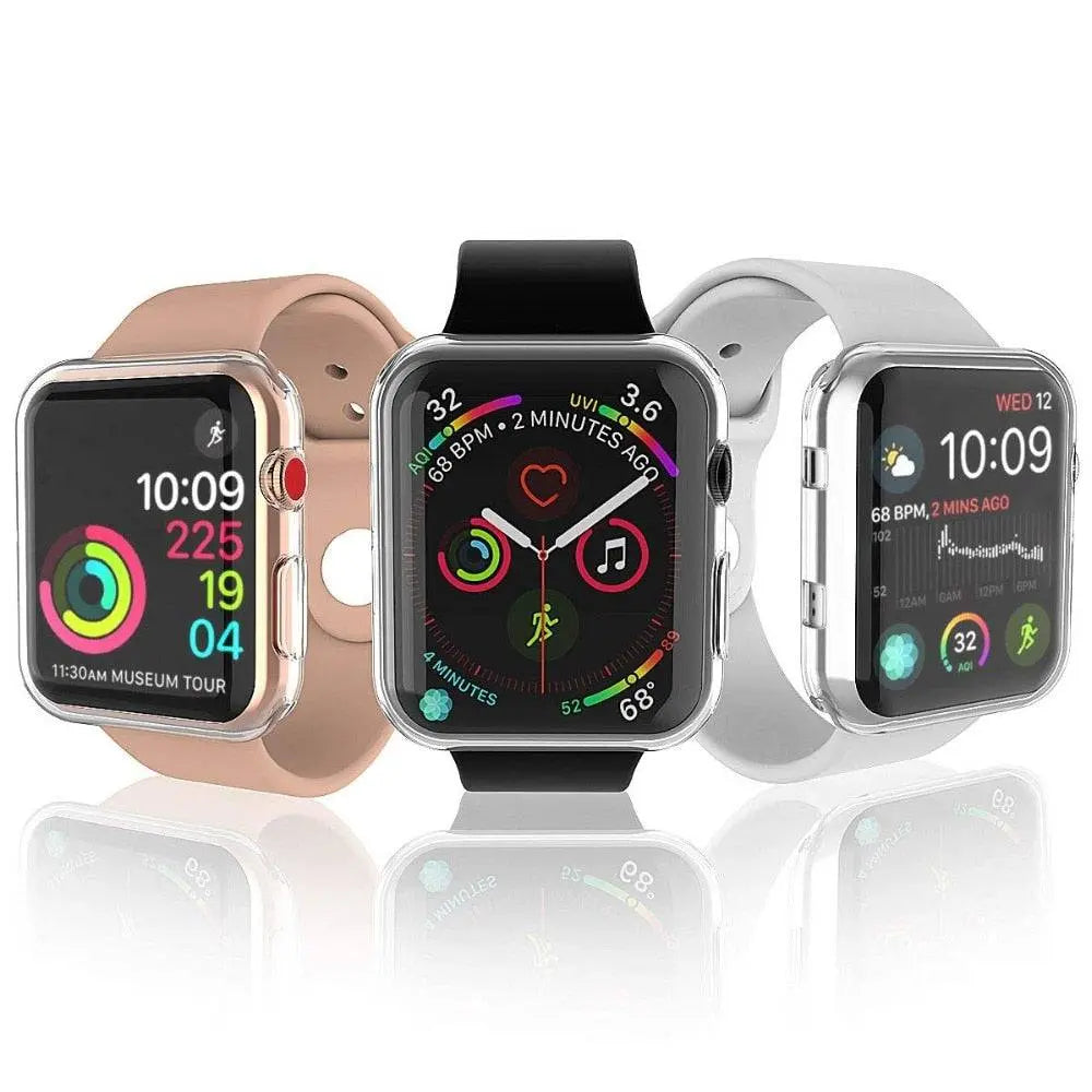 Premium Ultra Clear Screen Protector Case For Apple Watch Series 7 - Pinnacle Luxuries