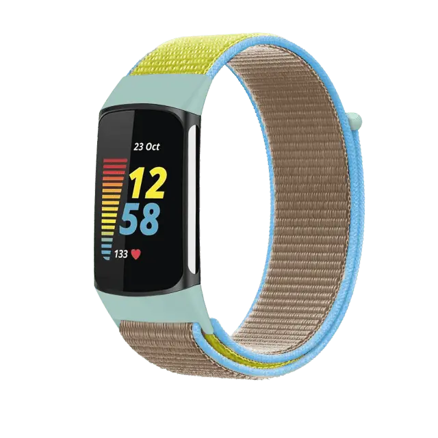 Nylon Sweat Resistant Sport Band For Fitbit Charge 5 - Pinnacle Luxuries