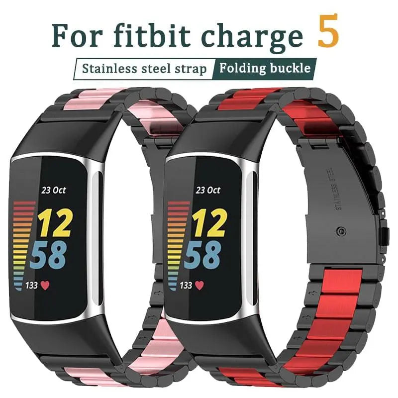 Premium Steel Band For Fitbit Charge 5 - Pinnacle Luxuries