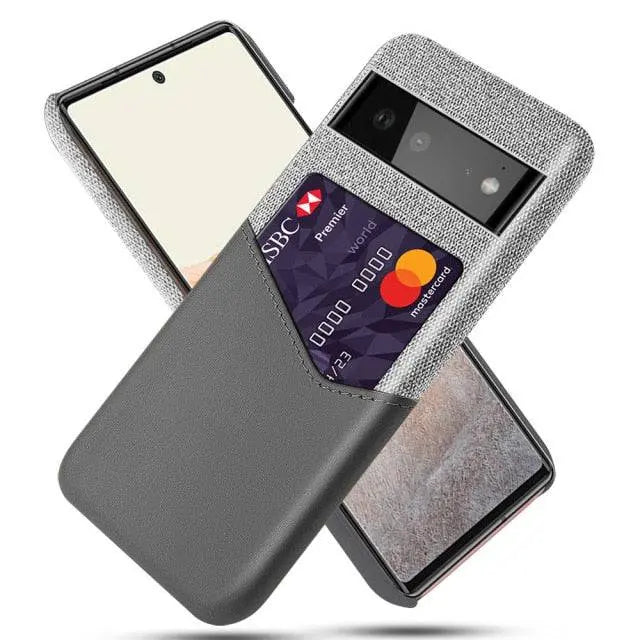 Premium Card Holder Wallet Case For Google Pixel 6 Pro - Pinnacle Luxuries